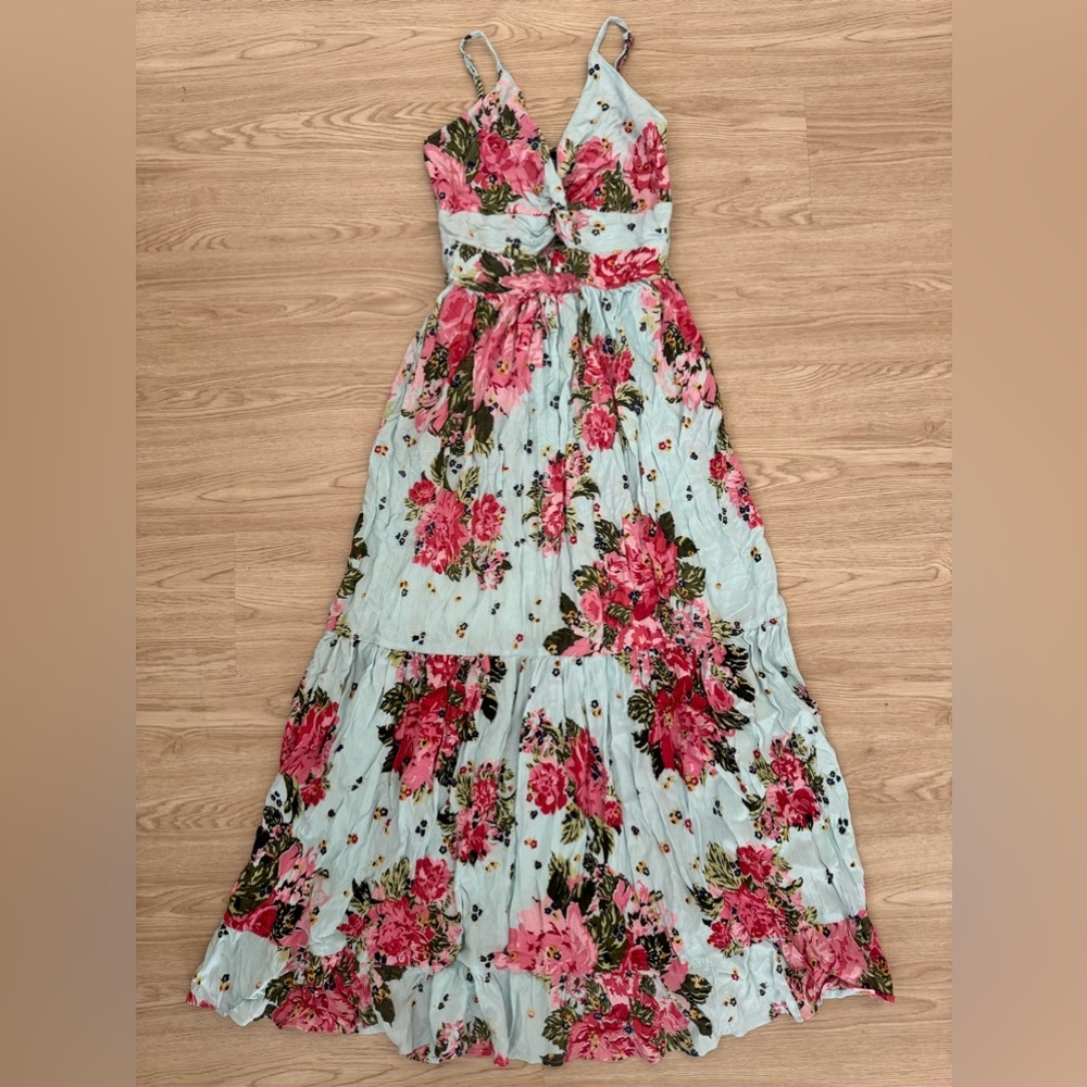 Pinkblush floral spaghetti strap maxi dress nwt - Picture 5 of 5